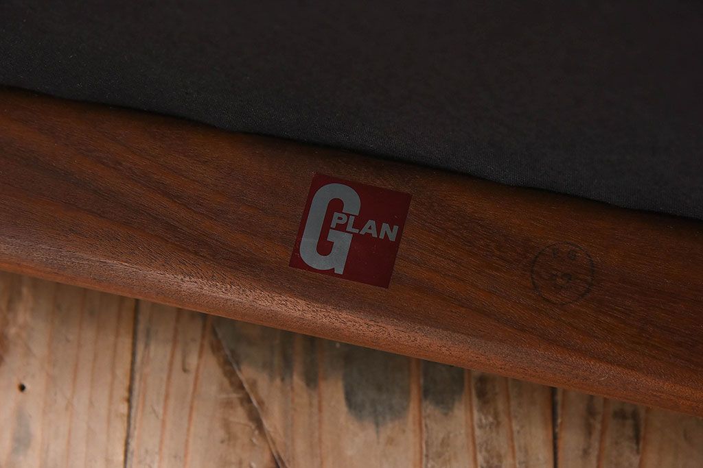 北欧家具　G-PLAN(ジープラン)　Fresco(フレスコ)　明るい色合いが素敵なビンテージサーキュラーチェア(ダイニングチェア、椅子)(1)