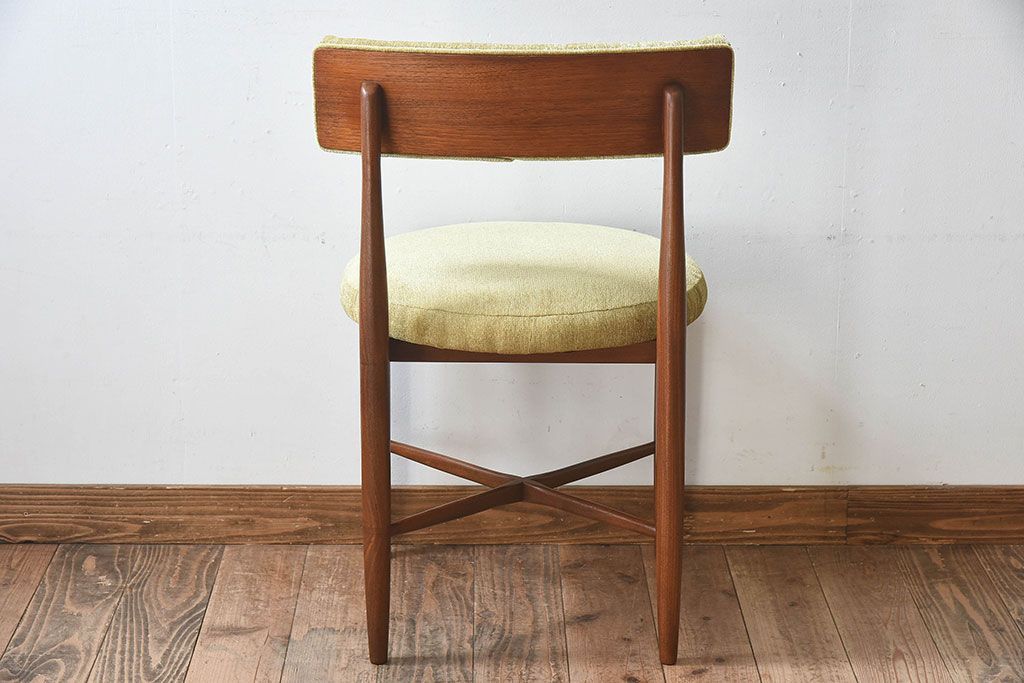 北欧家具　G-PLAN(ジープラン)　Fresco(フレスコ)　明るい色合いが素敵なビンテージサーキュラーチェア(ダイニングチェア、椅子)(2)