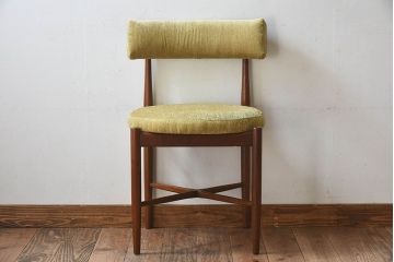 北欧家具　G-PLAN(ジープラン)　Fresco(フレスコ)　明るい色合いが素敵なビンテージサーキュラーチェア(ダイニングチェア、椅子)(3)