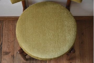 北欧家具　G-PLAN(ジープラン)　Fresco(フレスコ)　明るい色合いが素敵なビンテージサーキュラーチェア(ダイニングチェア、椅子)(3)