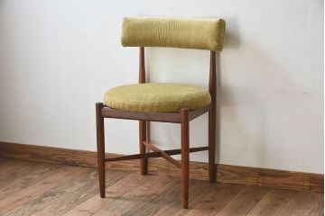 北欧家具　G-PLAN(ジープラン)　Fresco(フレスコ)　明るい色合いが素敵なビンテージサーキュラーチェア(ダイニングチェア、椅子)