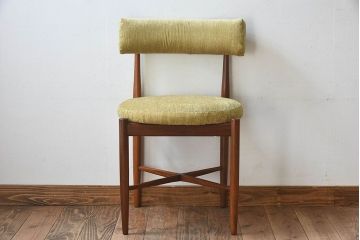 北欧家具　G-PLAN(ジープラン)　Fresco(フレスコ)　明るい色合いが素敵なビンテージサーキュラーチェア(ダイニングチェア、椅子)