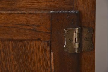 アンティーク雑貨　和製アンティーク　小振りな木製冷蔵庫(収納箱)