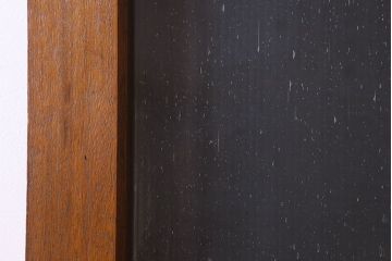 昭和レトロ　気泡ガラス入り!シンプルなデザインが魅力的なガラス戸(引き戸)