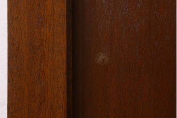 昭和レトロ　気泡ガラス入り!シンプルなデザインが魅力的なガラス戸(引き戸)