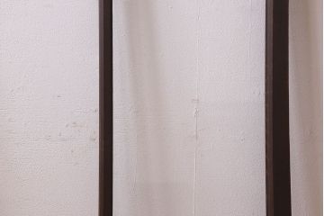 昭和レトロ　クリアガラス使用　モダンな雰囲気漂うフィックス窓1枚(ガラス戸、はめ殺し戸、明り取り、明かり取り)(R-026044)