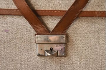 和製アンティーク　特大な本革性トランク(小物収納箱)