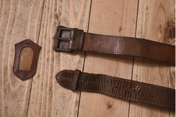 和製アンティーク　特大な本革性トランク(小物収納箱)