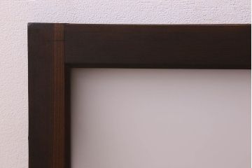 和製アンティーク　すりガラス入り!和モダンな雰囲気漂う明り取り(明かり取り、窓)