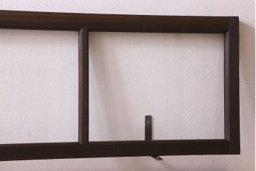 和製アンティーク　和モダンな雰囲気漂う明り取り(明かり取り、窓)2枚セット