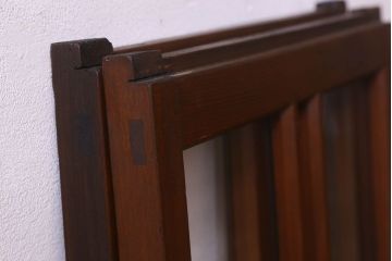 昭和レトロ　ダイヤガラス・クリアガラス使用　懐かしさ漂うガラス戸(窓、引き戸)