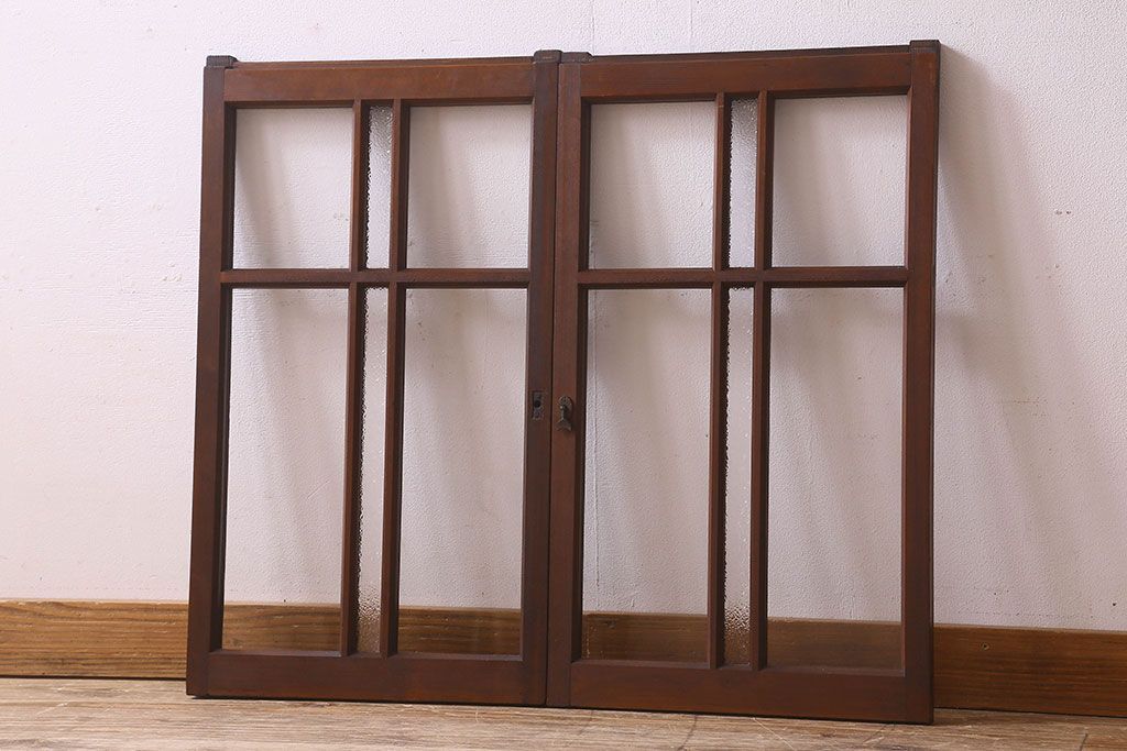 ダイヤガラス　建具　看板　古家具　古道具　アンティーク　昭和レトロ ダイヤガラス 建具 看板 古家具 古道具 アンティーク 昭和レトロ