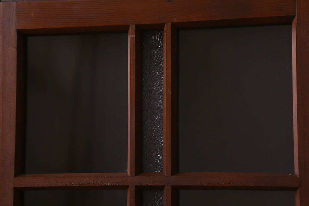 昭和レトロ　ダイヤガラス・クリアガラス使用　懐かしさ漂うガラス戸(窓、引き戸)