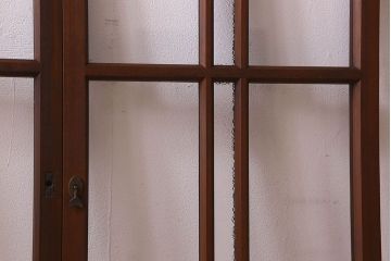 昭和レトロ　ダイヤガラス・クリアガラス使用　懐かしさ漂うガラス戸(窓、引き戸)