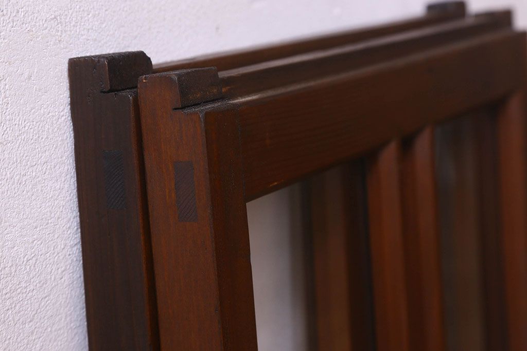 昭和レトロ　ダイヤガラス・クリアガラス使用　懐かしさ漂うガラス戸(窓、引き戸)