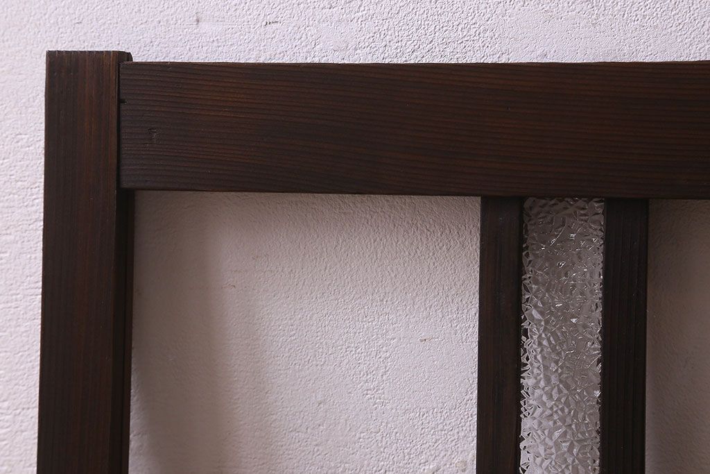 昭和レトロ　ダイヤガラス・クリアガラス使用　懐かしさ漂うガラス戸(窓、引き戸)