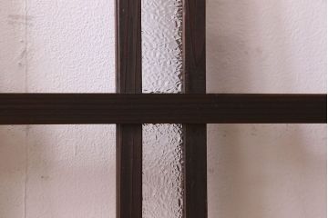 昭和レトロ　ダイヤガラス・クリアガラス使用　懐かしさ漂うガラス戸(窓、引き戸)