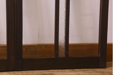昭和レトロ　ダイヤガラス・クリアガラス使用　懐かしさ漂うガラス戸(窓、引き戸)