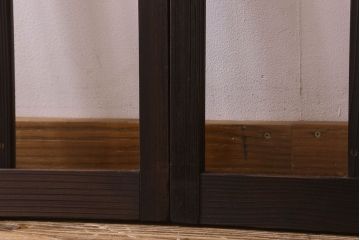 昭和レトロ　ダイヤガラス・クリアガラス使用　懐かしさ漂うガラス戸(窓、引き戸)