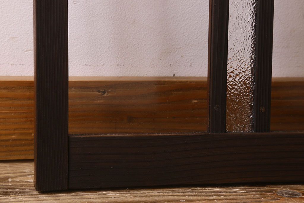 昭和レトロ　ダイヤガラス・クリアガラス使用　懐かしさ漂うガラス戸(窓、引き戸)