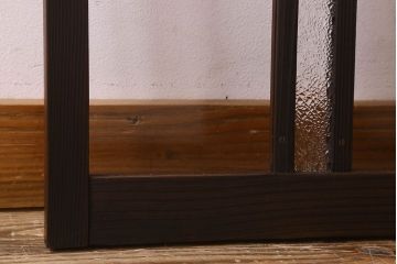 昭和レトロ　ダイヤガラス・クリアガラス使用　懐かしさ漂うガラス戸(窓、引き戸)