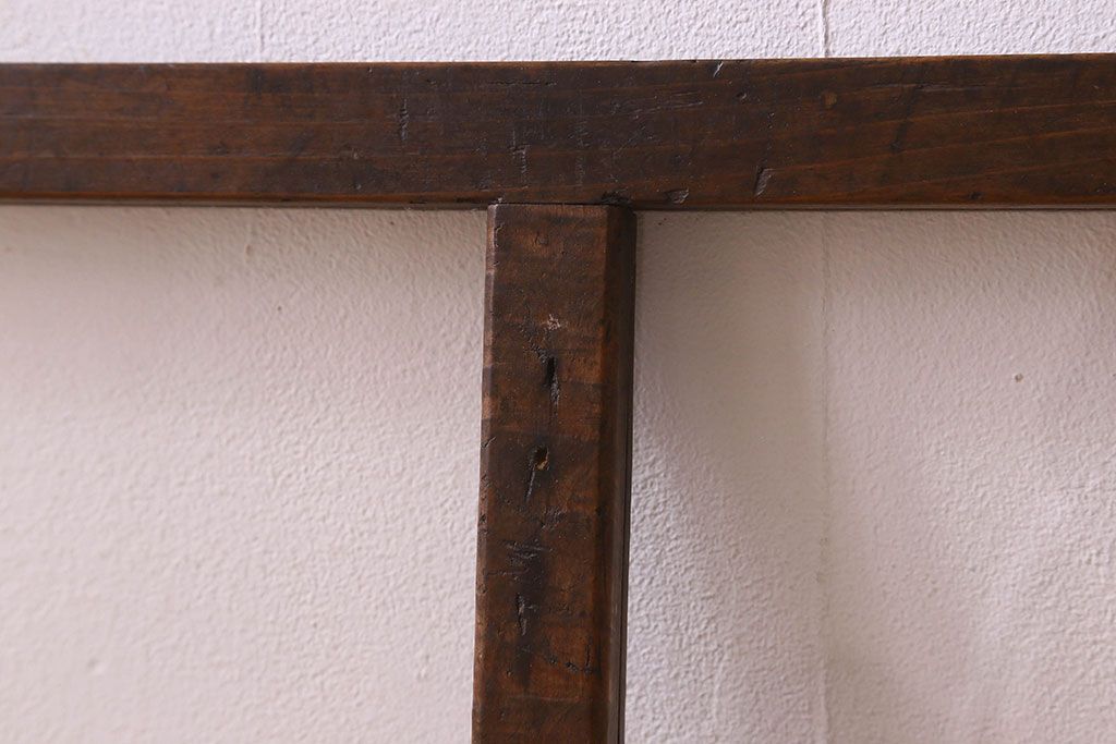 和製アンティーク　シンプルで馴染みやすい　フィックス窓(ガラス戸、はめ殺し戸、明り取り、明かり取り)