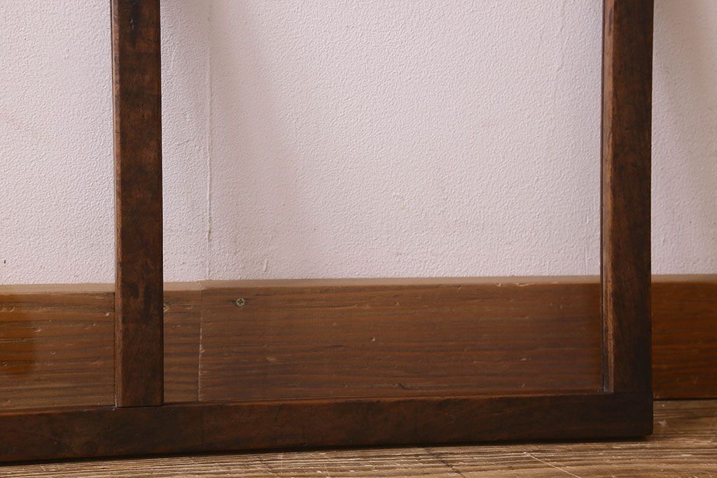 和製アンティーク　シンプルで馴染みやすい　フィックス窓(ガラス戸、はめ殺し戸、明り取り、明かり取り)