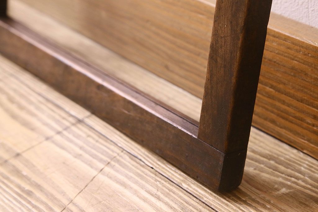 和製アンティーク　シンプルで馴染みやすい　フィックス窓(ガラス戸、はめ殺し戸、明り取り、明かり取り)