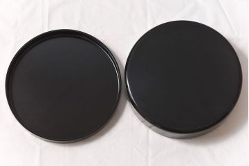 アンティーク雑貨　茶道具　輪島塗　花丸蒔絵　木製茶櫃(茶器、小物入れ)(定価約20万)