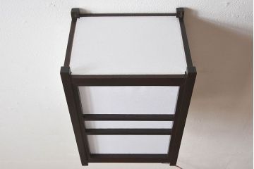 民芸照明　モダンな雰囲気漂うビンテージの壁掛け照明(行灯)