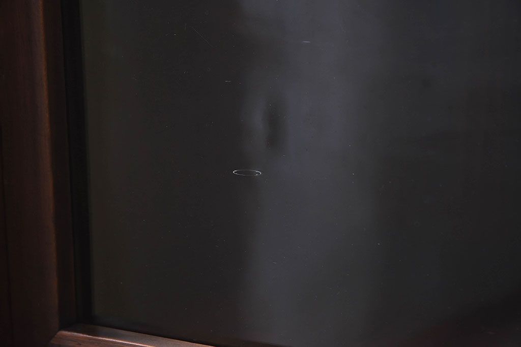 和製アンティーク　収納力抜群!大振りな二段重ね関西収納棚