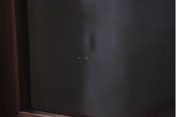 和製アンティーク　収納力抜群!大振りな二段重ね関西収納棚