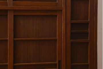 レトロ家具　和製アンティーク　レトロな雰囲気漂う下駄箱(収納棚、戸棚、本箱)