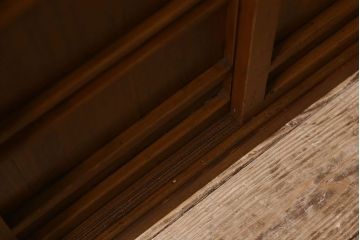 レトロ家具　和製アンティーク　レトロな雰囲気漂う下駄箱(収納棚、戸棚、本箱)