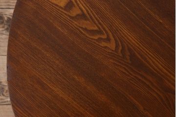 レトロ家具　和製アンティーク　栓材　レトロな雰囲気漂うちゃぶ台(ローテーブル、座卓)