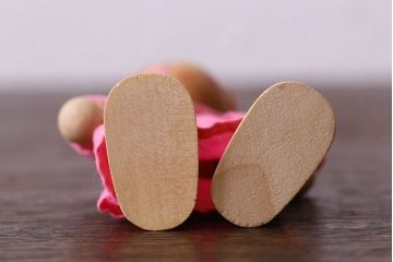 アンティーク雑貨　北欧ビンテージ　可愛らしい木製人形(ディスプレイ雑貨)(1)