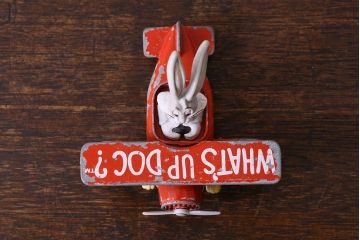 アンティーク雑貨　ビンテージ　ERTL(アーテル)社　バックス・バニー　ブリキのおもちゃ