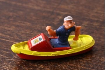 アンティーク雑貨　イギリスビンテージ　Corgi Classics(コーギー・クラシック)　ポパイ　ブリキのおもちゃ(1)