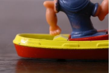 アンティーク雑貨　イギリスビンテージ　Corgi Classics(コーギー・クラシック)　ポパイ　ブリキのおもちゃ(1)