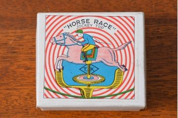 アンティーク雑貨　昭和レトロ　タイガー商会　T.K　ジョッキーゴマ(輸出用)(2)