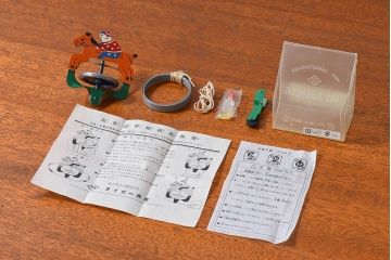 アンティーク雑貨　昭和レトロ　タイガー商会　T.K　ジョッキーゴマ