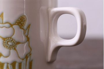 アンティーク雑貨　イギリスビンテージ　Hornsea(ホーンジー)　FLEUR(フルール)　カップ&ソーサー2客セット