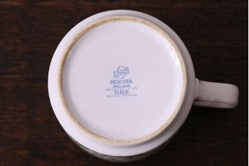 アンティーク雑貨　イギリスビンテージ　Hornsea(ホーンジー)　FLEUR(フルール)　カップ&ソーサー2客セット