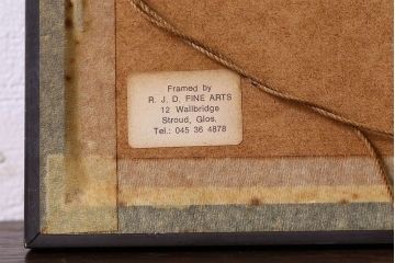 アンティーク雑貨　イギリスビンテージ　壁掛けアートフレーム(2)