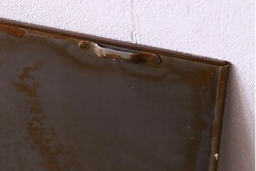 アンティーク雑貨　イギリスビンテージ　Metal Bathroom Sign or Plaque Advertising Pure Powder Soap　看板(ディスプレイ雑貨)