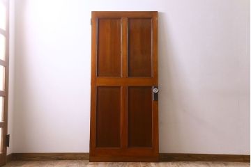 【D様ご成約分】大正〜昭和期　ガラス取っ手が可愛らしいドア(扉)