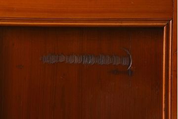 【D様ご成約分】大正〜昭和期　ガラス取っ手が可愛らしいドア(扉)