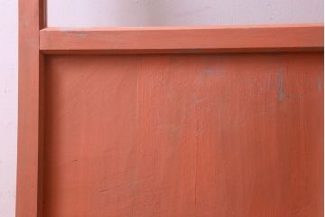 ペイント家具　ダイヤガラス入り!可愛らしい色合いが素敵なペイントドア(扉)