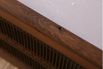 大正〜昭和期　すりガラス入り　細かな組子が印象的な欄間(明かり取り、明り取り、組子)