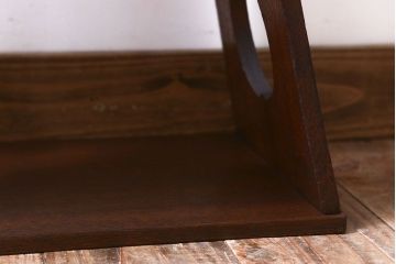 アンティーク雑貨　大正昭和期　ひょうたんのアクセント　懐かしさ漂う踏み台(花台、飾り台)